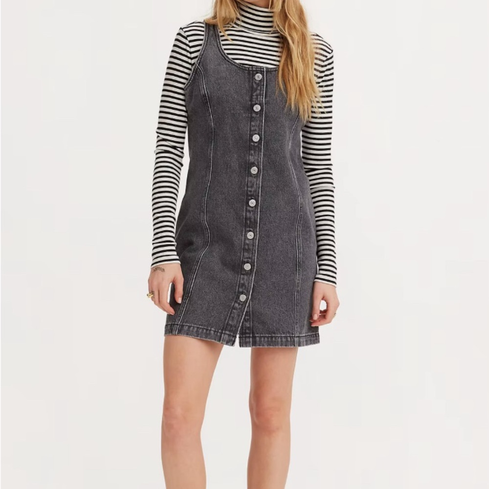 Levi’s Button Down Denim Dress - image 8